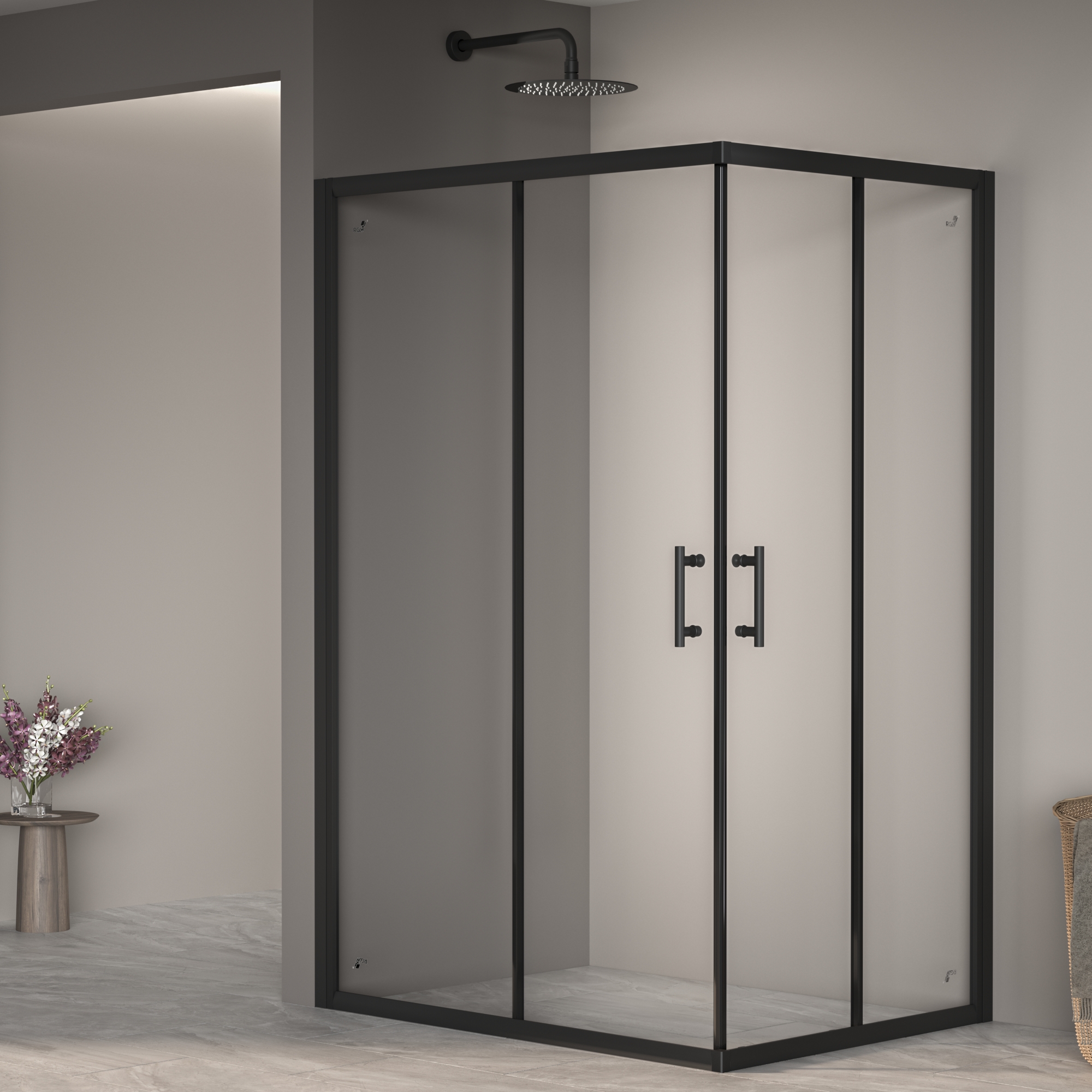 Душевой уголок RGW PA-146B (Прозрачное, 800x1200)