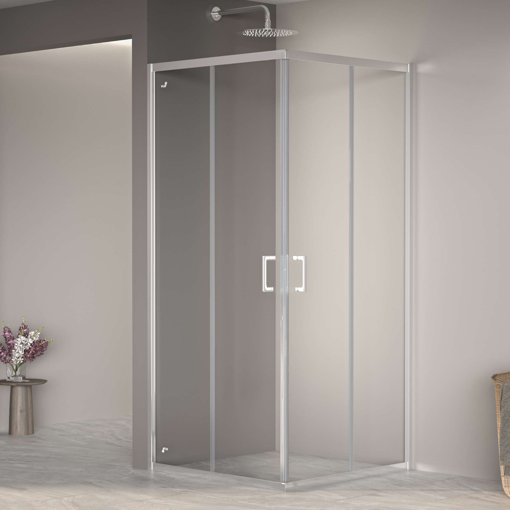 Душевой уголок RGW PA-030 (Прозрачное, 700x700)