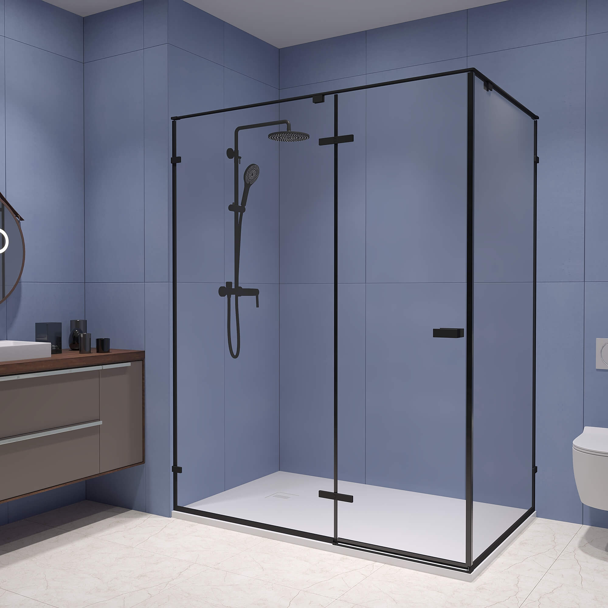 Душевой уголок RGW SV-040B (Прозрачное, 1200x900)